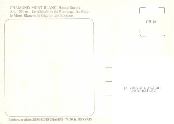 Seilbahn Planpraz Mont-Blanc Glacier des Bossons – Bild 2