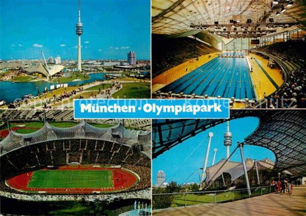 Olympia München Olympiapark Olympiasee Olympiat