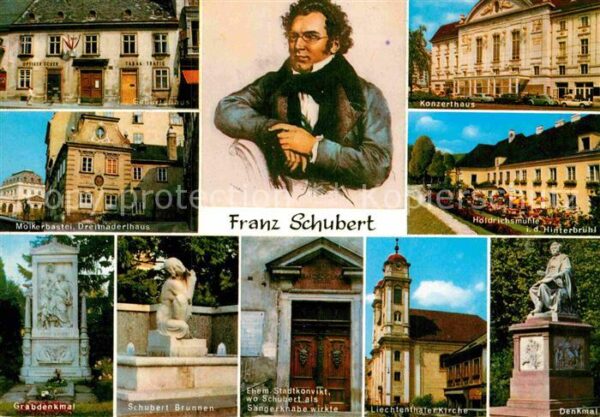 Schubert Franz Mölkerbastei Geburtshaus Stadtkonvikt H
