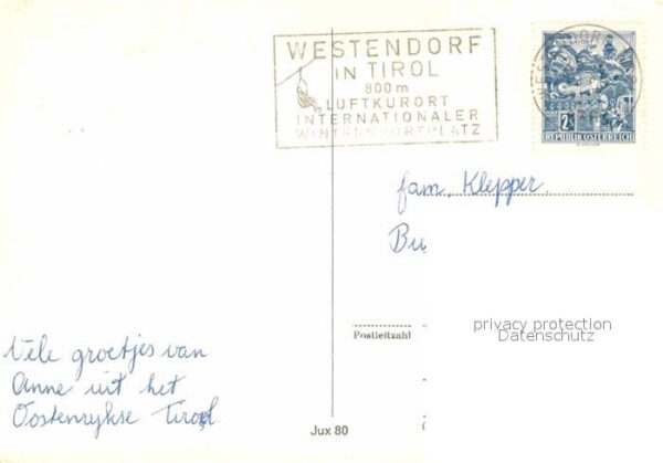 Wein Westendorf Tirol Prosit Spruch – Bild 2