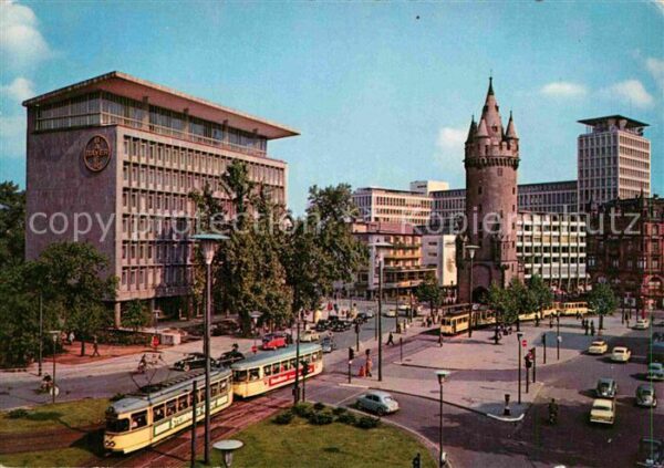 Strassenbahn Frankfurt am Main Eschenheimer Tor