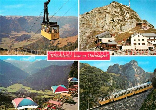 Seilbahn Zahnradbahn Wendelstein Berghaus Terras