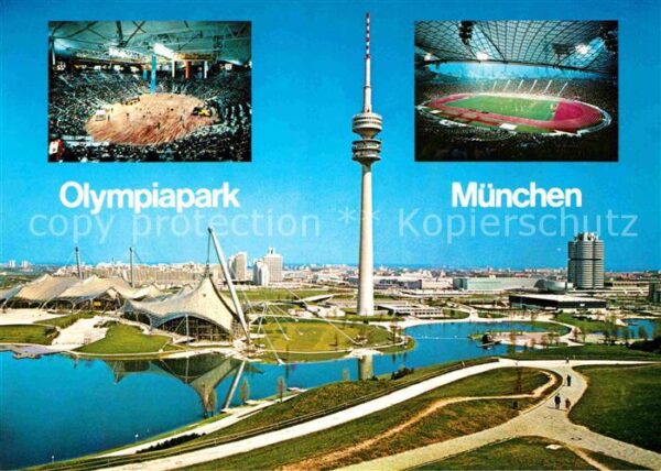 Olympia Olympiapark München Olympiaturm Olympia