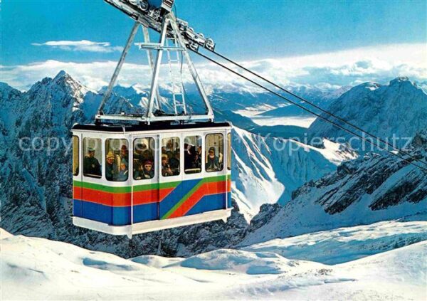 Seilbahn Zugspitze Zugspitzplatt Hochwanner Hohe