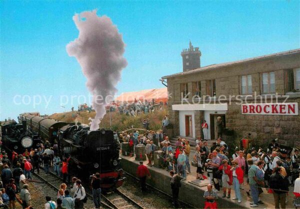 Lokomotive Brockenbahn Brocken Brockenbahnhof
