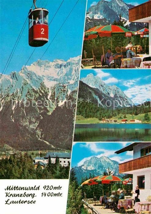 Seilbahn Mittenwald Kranzberg Lautersee