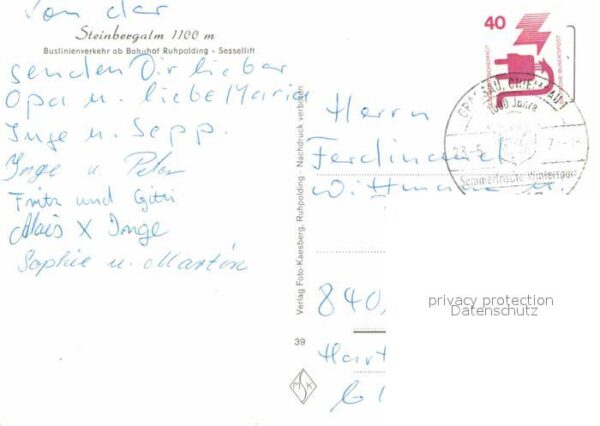 Sessellift Steinbergalm – Bild 2