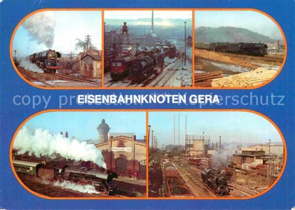 Lokomotive Eisenbahnknoten Gera Zwöten Bahnbetrieb