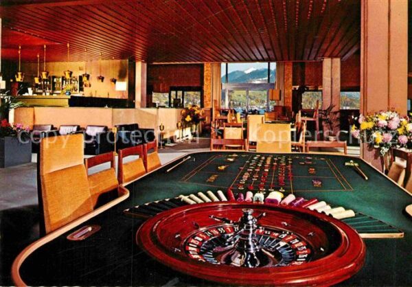 Casino Spielbank Bad Wiessee Roulette Spielsaal mit Bar