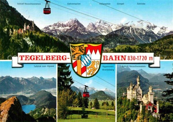Seilbahn Tegelberg Schwangau Füssen Schloss Neus