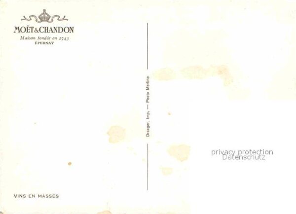Alkohol Champagner Moët & Chandon Epernay Vins – Bild 2