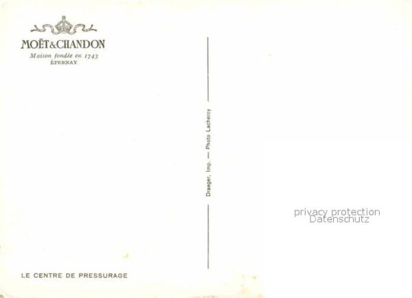 Alkohol Champagner Moët & Chandon Epernay Centr – Bild 2