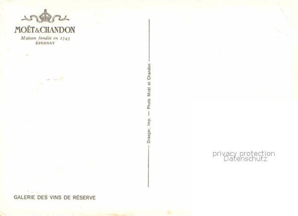 Alkohol Champagner Moët & Chandon Epernay Vins – Bild 2