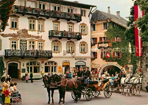 Pferdekutschen St. Wolfgang am Wolfgangsee Marktplatz