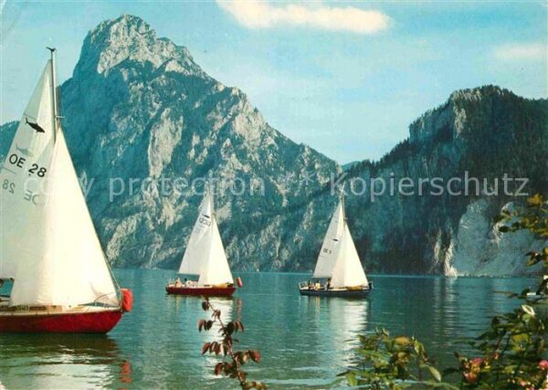 Segelboote Traunsee Traunstein
