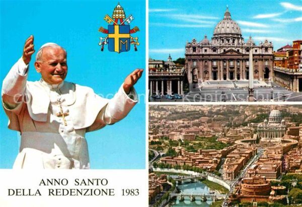 Papst Papa Giovanni Paolo II Roma Vaticano An