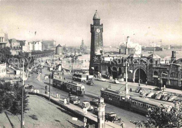 Strassenbahn Hamburg Landungsbrücken Hafen