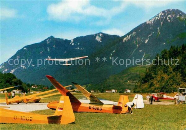 Segelflug Gliding Vol-Voile Vuolo-a-Vela Unterwössen Alpensegelflugschule