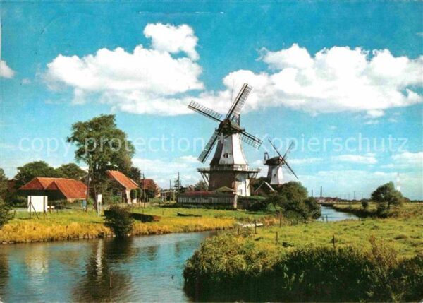 Windmuehle Doppelmühlen Ostfriesland
