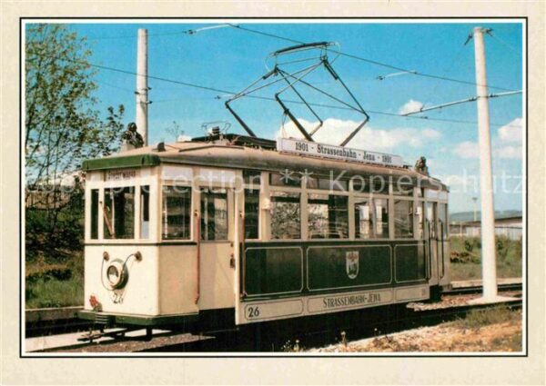 Strassenbahn TW 26 Wendelschleife Winzerla