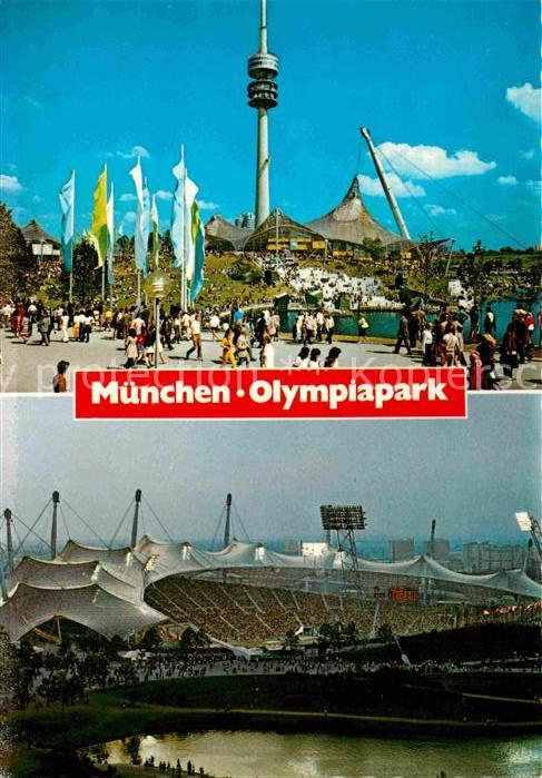Olympia München Olympiapark Olympiasee Olympiat