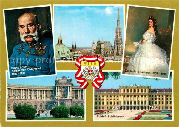 Franz Josef I. Kaiser von Oesterreich Kaiserin Elisabeth Wien Hofburg Schloss