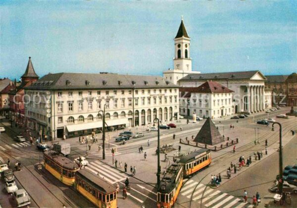 Strassenbahn Karlsruhe Marktplatz