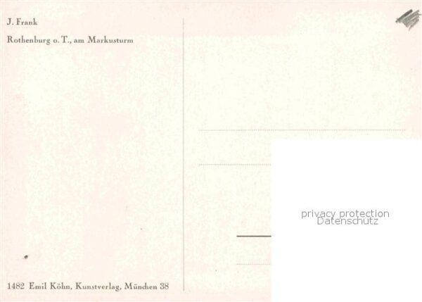 Frank J. Rothenburg Tauber Markusturm – Bild 2