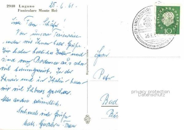 Zahnradbahn Lugano Funicolare Monte Bre – Bild 2
