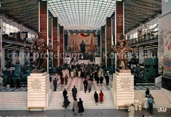 Exposition Universelle Bruxelles 1958 Pavillon de l'U.R.S.S. Grand Hall