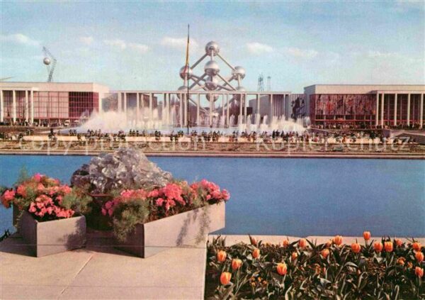 Exposition Universelle Bruxelles 1958 Place et Portique de Belgique
