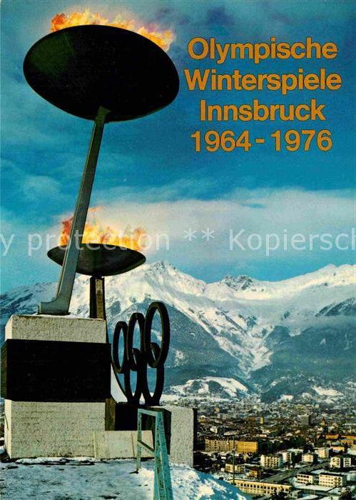 Olympia Winterspiele Innsbruck Fackel