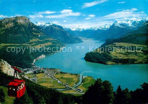 Seilbahn Brunnen Urmiberg Vierwaldstättersee Fro