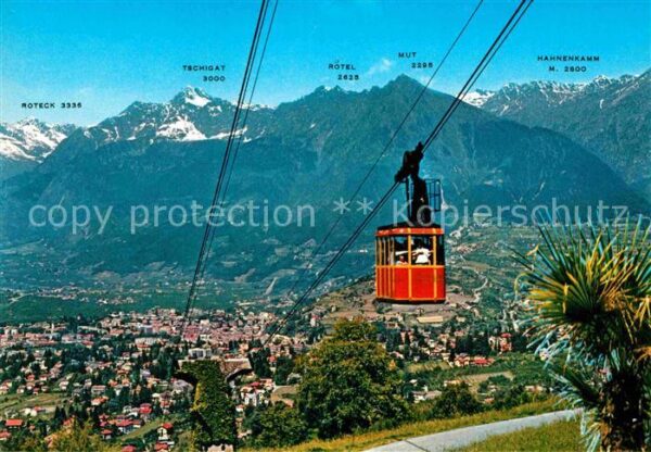 Seilbahn Merano Panorama