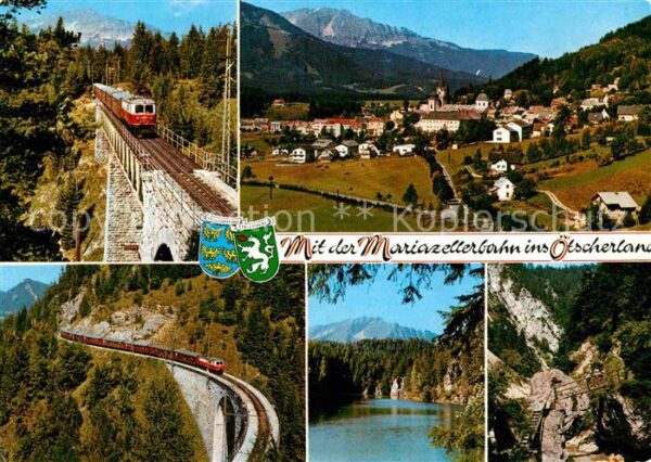 Mariazellerbahn  Kuhgrabenviadukt Mariazell Ötscher Saug