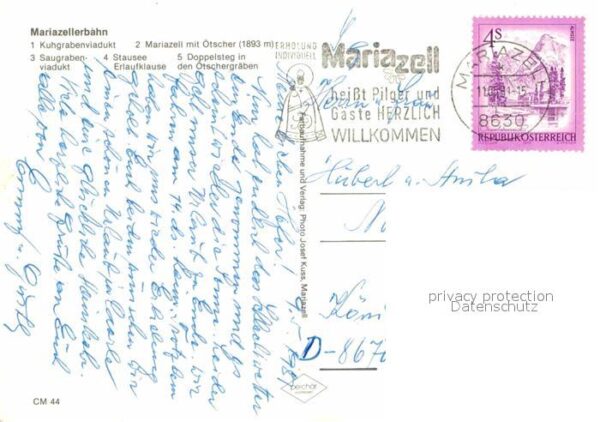 Mariazellerbahn  Kuhgrabenviadukt Mariazell Ötscher Saug – Bild 2