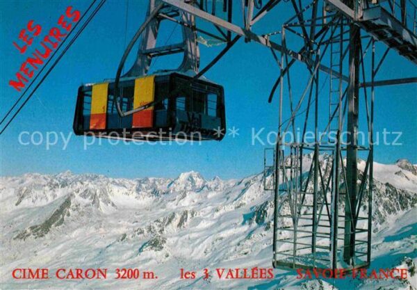 Seilbahn 3 Vallees Les Menuires Cime-Caron