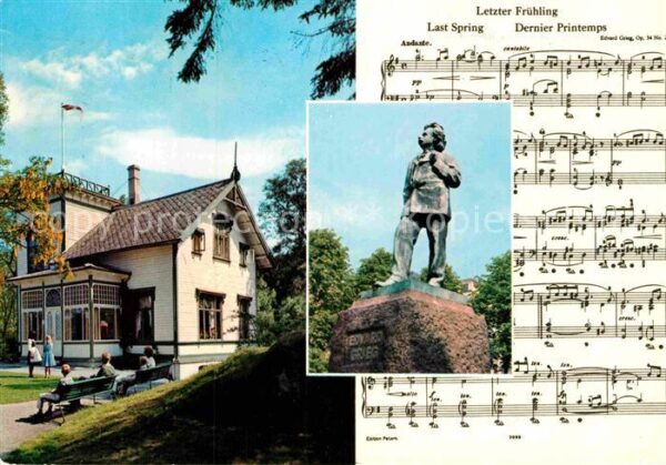 Komponist Edvard Grieg Bergen Trollhaugen Letzter