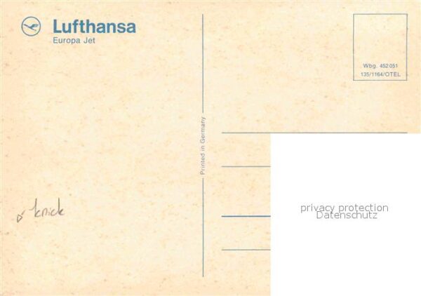 Lufthansa Europa Jet – Bild 2