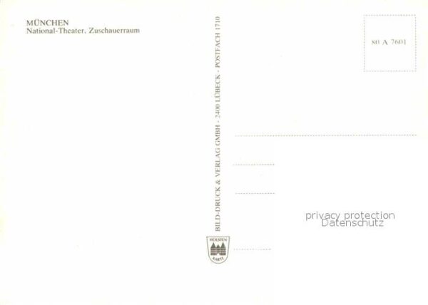 Theater München Nationaltheater Zuschauerraum – Bild 2
