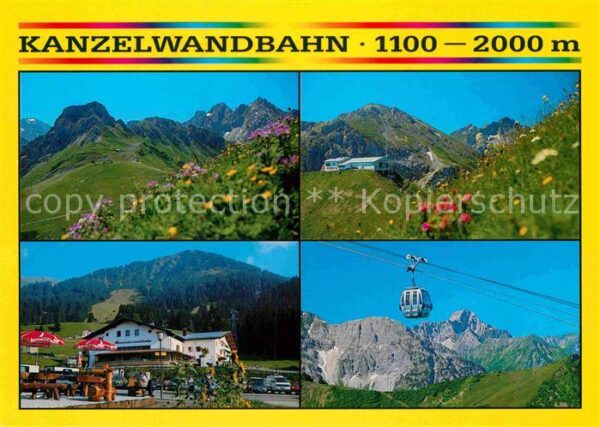 Seilbahn Kanzelwand Kleinwalsertal Riezlern Tal-