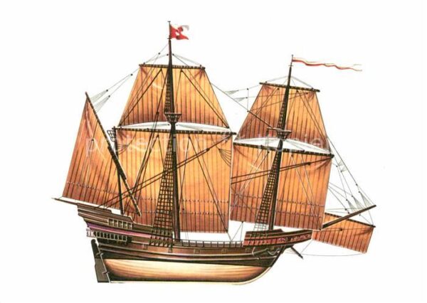Schiffe Ships Navires Venezianisches Kriegsschiff um 1590 Zei
