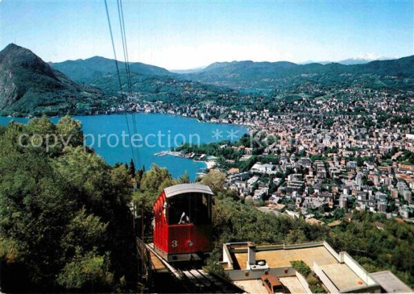 Zahnradbahn Lugano Funicolare Cassarate Monte Bre M