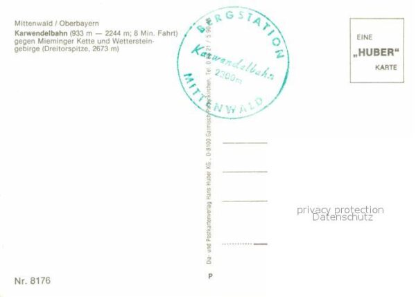 Seilbahn Karwendel Mittenwald Mieminger Kette We – Bild 2