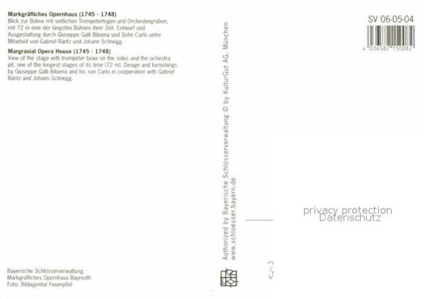 Oper Markgräfliches Opernhaus Bühne – Bild 2