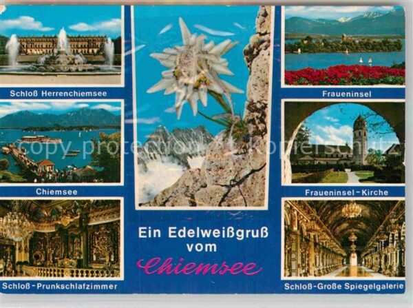 Edelweiss Chiemsee Fraueninsel Schloss Herrenchie