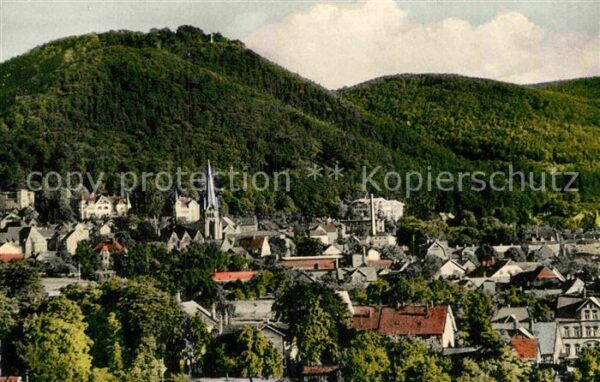 Bad Harzburg Ortsansicht mit Kirche