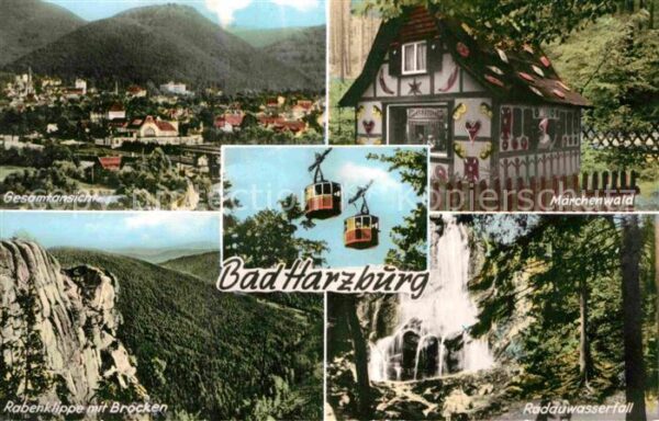 Bad Harzburg Gesamtansicht Märchenwald Rabenklippe m