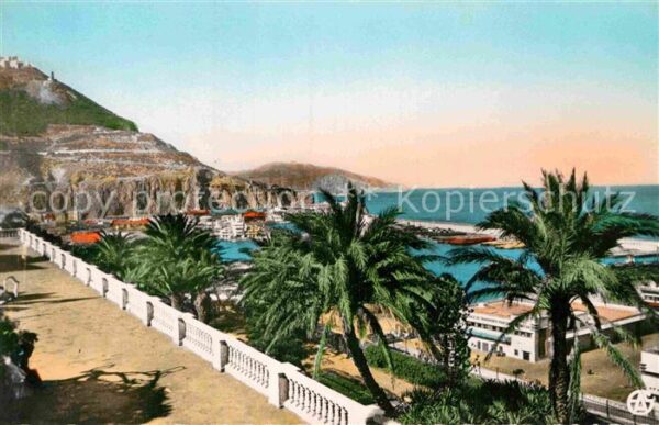 Oran Algerie Promenade Létang Port Cote