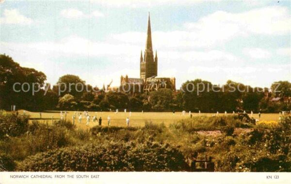 Norwich UK Cathedral from the South East